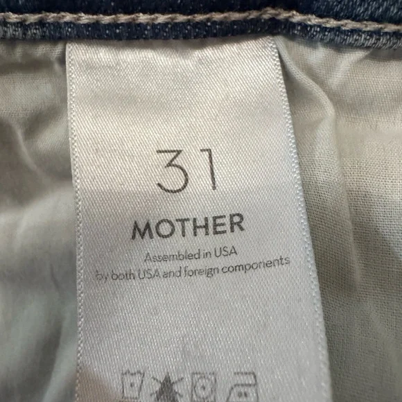 MOTHER High Waisted Smokin Double Heel - Picture 6 of 9